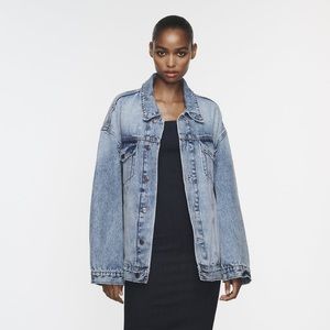 Zara oversized denim jacket size S - BNWOT